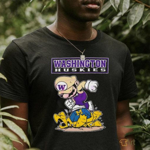 Mario Washington Huskies Stomp On Michigan Wolverines Shirt