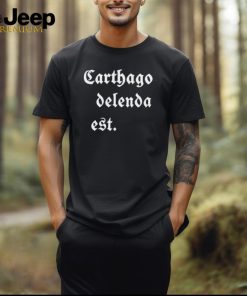 Mark Zuckerberg Carthago Delenda Est Ladies Boyfriend Shirt