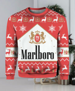 Marlboro Black Menthol Cigarette Ugly Christmas Sweater