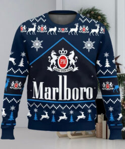 Marlboro Ice Blast Cigarette Ugly Christmas Sweater