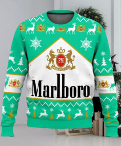 Marlboro Menthol Cigarette Ugly Christmas Sweater