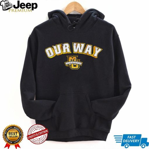 Marquette Golden Eagles basketball our way logo shirt