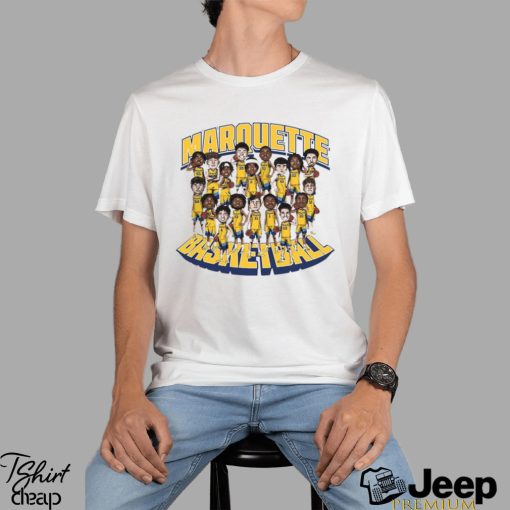 Marquette NCAA Men’s Basketball Team Caricature Shirt