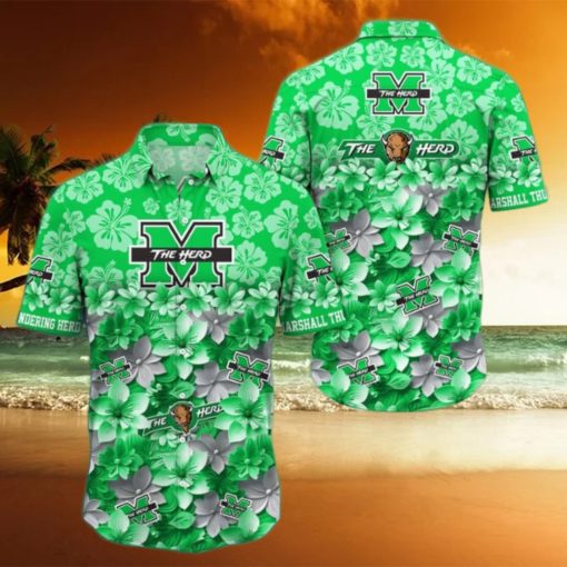 Marshall Thundering Herd NCAA3 Hawaiian Shirt Trending Summer