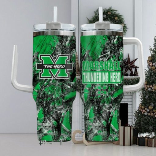 Marshall Thundering Herd Realtree Hunting 40oz Tumbler