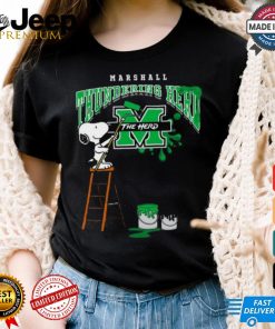 Marshall Thundering Herd Snoopy Painting Shirt