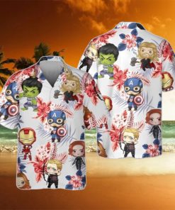 Marvel Avengers 3D Hawaiian Shirt Summer Beach Gift For Men And Women