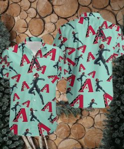 Marvel Avengers Fanfiction Natasha Romanoff Funky Hawaiian Shirts Arizona Diamondbacks