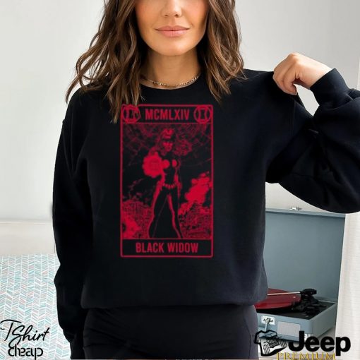 Marvel Black Widow Tarot Card Shirt