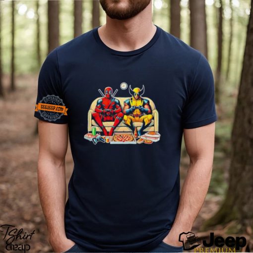 Marvel Deadpool Wolverine Disney Superhero shirt