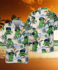 Marvel Hulk Hawaiian Shirt, Captain America Hawaiian Shirt Unique Gift