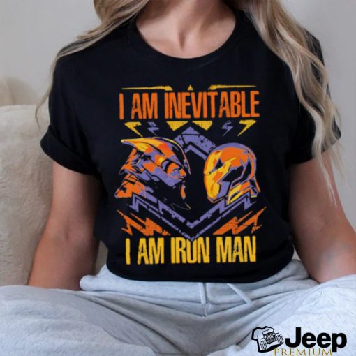 Marvel I am Inevitable I am Iron Man shirt