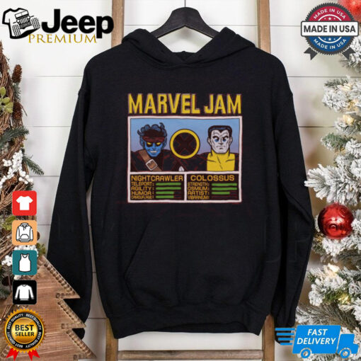 Marvel Jam Nightcrawler And Colossus shirt