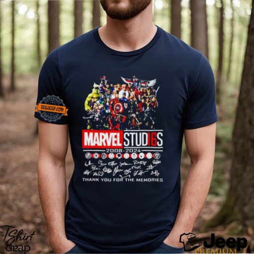 Marvel Stud16s 2008 2024 Thank You For The Memories Signature shirt