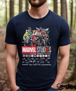 Marvel Studios 2008 2024 Thank You For The Memories Signatures Shirt