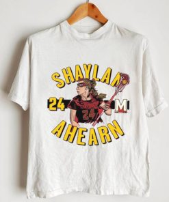 Maryland Terrapins Lacrosse Shaylan Ahearn 24 shirt