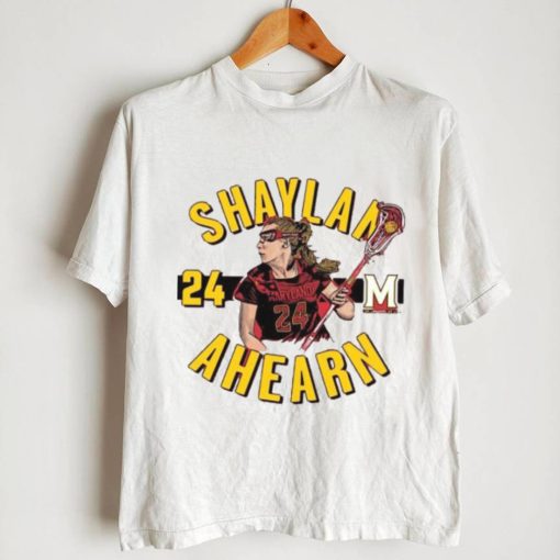 Maryland Terrapins Lacrosse Shaylan Ahearn 24 shirt