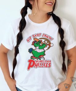 Mascot Player Baseball Phillies Phanatic Hit That Jawn Baseball shirt