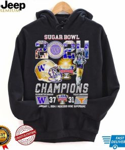 Mascot Sugar Bowl 2024 Champions Washington Huskies 37 31 Texas Longhorns shirt