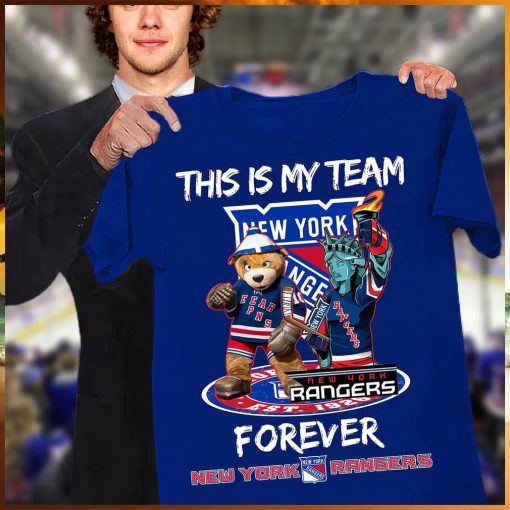 Mascot this is my team forever New York Rangers 2024 shirt