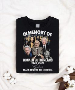 Mash In Memory Of Donald Sutherland 1935 2024 Thank You For The Memories T Shirt