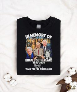 Mash in memory of Donald Sutherland 1935 2024 thank you for the memories shirt