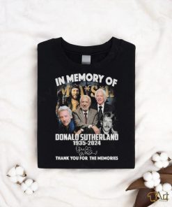 Mash in memory of Donald sutherland 1935 2024 thank you for the memories shirt