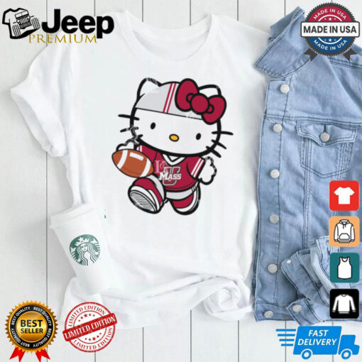 Massachusetts Minutemen Cute Hello Kitty Football shirt