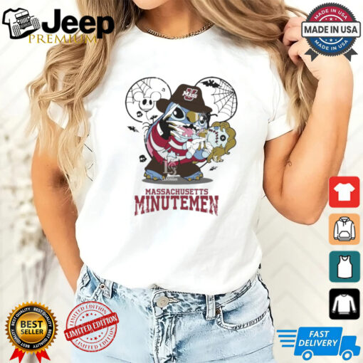 Massachusetts Minutemen Stitch Freddy Krueger Halloween Shirt