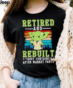 Master Yoda retired and rebuilt body contains after market parts shirt