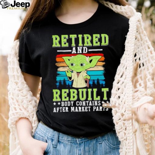 Master Yoda retired and rebuilt body contains after market parts shirt