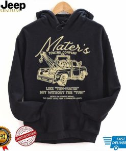 Mater’s towing company like tuh mater but without the tuh shirt