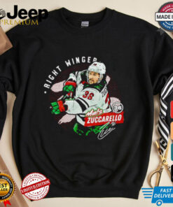 Mats Zuccarello 36 player Minnesota Wild hockey right winger signature shirt