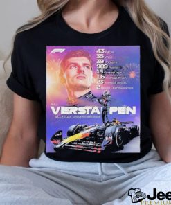 Max Verstappen Imola 2022 Saudi Arabia 2024 Run Of Points Scoring Races Came To An End In Melbourne Shirt