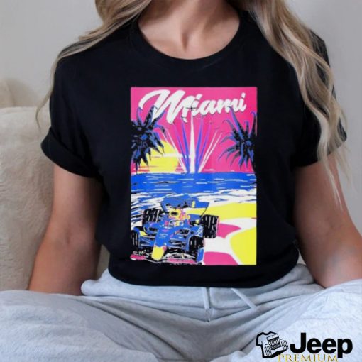 MaxVerstappen Miami Night Sky Red Bull Racing Shirt