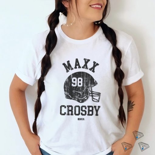 Maxx Crosby Las Vegas Helmet Font shirt