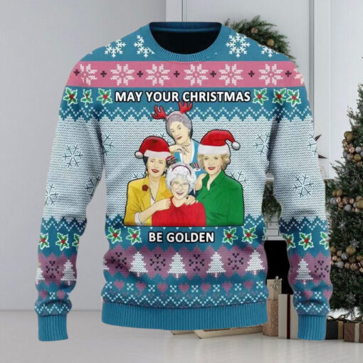 May Your Christmas Be Golden Ugly Christmas Sweater