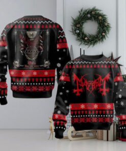 Mayhem Death Black Evil Olso May 11th 2024 Ugly Christmas Sweater Chirstmas Gifts 2024 Xmas For Family And Friends Ugly Sweater