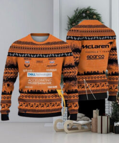 McLaren F1 Team Customized Ugly Christmas Sweater Gift For Holiday