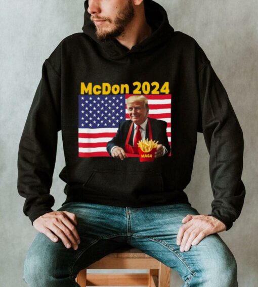 Mcdon 2024 Funny Donald Trump French Fry Cooking Fries T Shirt