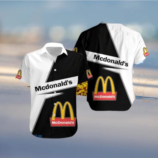 Mcdonald’s Traditional Hawaiian Shirt Brands Logo Summer Aloha Men And Women