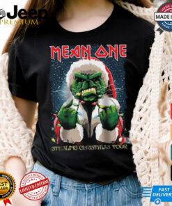 Mean One Stealing Christmas The Grinch Is On Tour Shirt