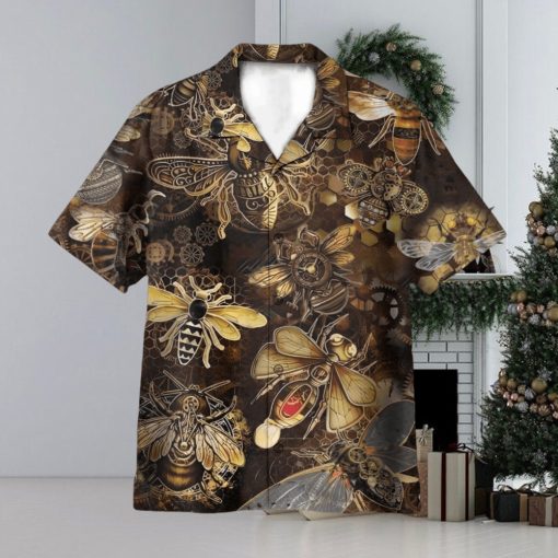 Mechanic Bee Bee Kind Bee You 3D Hawaiian Shirt Summer Vaction Gift