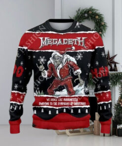 Megadeth Dance Like Marionettes Sway Symphony Of Christmas Ugly Sweater Jumper Printed