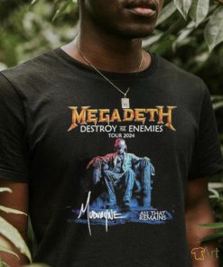 Megadeth Destroy All Enemies Tour 2024 shirt