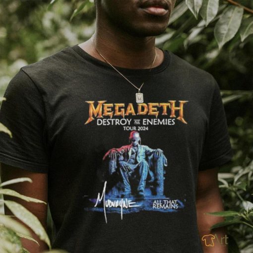 Megadeth Destroy All Enemies Tour 2024 shirt