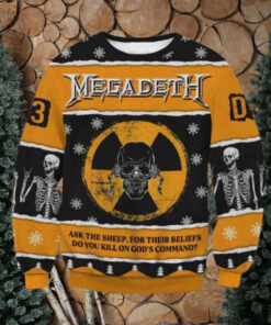 Megadeth Music Lover Chirstmas Gifts 2024 For Family And Friends Ugly Sweater