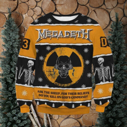 Megadeth Music Lover Chirstmas Gifts 2024 For Family And Friends Ugly Sweater