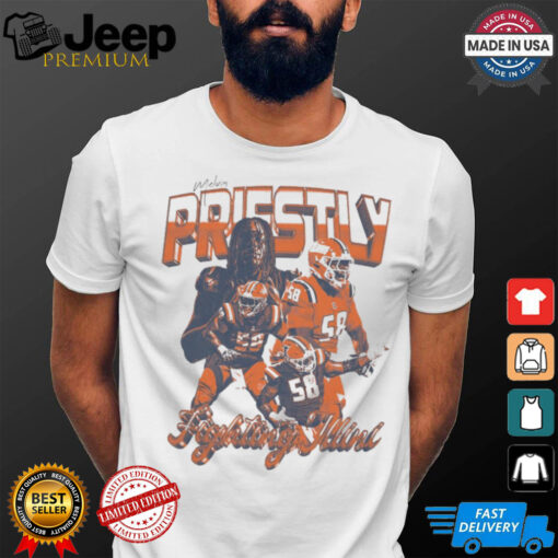 Melvin Priestly Illinois Fighting Illini Week 7 Graphic t shirt