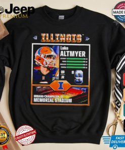 Memorial Stadium Illinois Fighting Illini Luke Altmeyer video game shirt